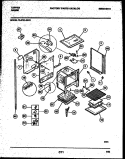 LOWER BODY PARTS Diagram and Parts List for 73-3751-66-01  Tappan Range