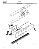 CONTROL PANEL Diagram and Parts List for FEB789WESB  Frigidaire Wall Oven