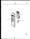 CONTROL PANEL Diagram and Parts List for 56-2461-10-02  Tappan Microwave