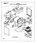 BODY Diagram and Parts List for FEF336BGWB  Frigidaire Range
