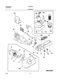CONTROLS Diagram and Parts List for FRS23R3AW0  Frigidaire Refrigerator