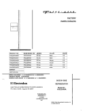 COVER Diagram and Parts List for FRS23KR4AW0  Frigidaire Refrigerator