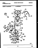 TUB DETAIL Diagram and Parts List for WA27F2WAFA  Gibson Washer