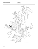 OVEN,CABINET Diagram and Parts List for CFMV156DSE  Frigidaire Microwave