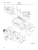 ICE CONTAINER Diagram and Parts List for FRS26XABW1  Frigidaire Refrigerator