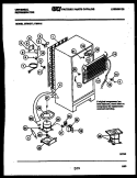 SYSTEM AND AUTOMATIC DEFROST PARTS Diagram and Parts List for AGTL175WH1-57  Uni Refrigerator