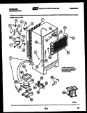 SYSTEM AND AUTOMATIC DEFROST PARTS Diagram and Parts List for FPZ17TFL2  Frigidaire Refrigerator