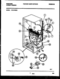 SYSTEM AND ELECTRICAL PARTS Diagram and Parts List for FFU14F5BW0  Frigidaire Freezer