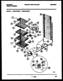 SYSTEM AND ELECTRICAL PARTS Diagram and Parts List for MFU21M3BW1  Uni Freezer