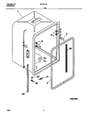 TUB Diagram and Parts List for MDP531RFR1  Frigidaire Dishwasher