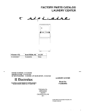 COVER Diagram and Parts List for FLGB43RGS1  Frigidaire Washer Dryer Combo