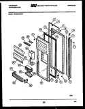 Part Location Diagram of 5308017423 Frigidaire HANDLE Assembly