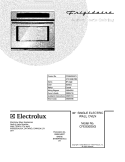 COVER Diagram and Parts List for CFEB30S5GC3  Frigidaire Wall Oven
