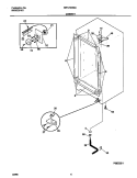 CABINET Diagram and Parts List for MFU14M2GW1  Frigidaire Freezer