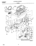 SYSTEMS Diagram and Parts List for FRT18TNCW5  Frigidaire Refrigerator