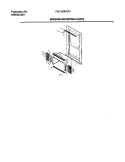 WINDOW MOUNTING PARTS Diagram and Parts List for FAC082H7A2  Frigidaire Air Conditioner