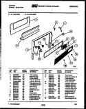 BACKGUARD Diagram and Parts List for 31-2759-00-03  Tappan Range