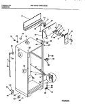 CABINET Diagram and Parts List for MRT15SCSZ0  Kelvinator Refrigerator