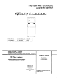 COVER Diagram and Parts List for FLXG42MRES1  Frigidaire Washer Dryer Combo