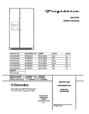 COVER Diagram and Parts List for GLRS234ZAW3  Frigidaire Refrigerator