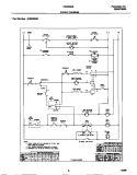 WIRING DIAGRAM Diagram and Parts List for F04B350EWA  Frigidaire Range