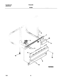 FRAME Diagram and Parts List for FDBL955BS1  Frigidaire Dishwasher