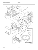 ICE MAKER Diagram and Parts List for FRS3R3JB2  Frigidaire Refrigerator
