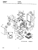 LOWER BODY Diagram and Parts List for TGO356BHD3  Tappan Range