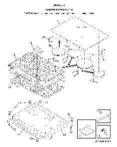 Main top/surface units Diagram and Parts List for 79043800001  Kenmore Cooktop