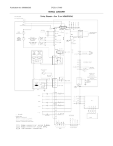 Wiring Diagram Diagram and Parts List for EFDG317TIW0  Electrolux Dryer