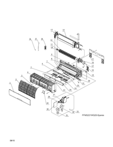 Part Location Diagram of 5304502362 Frigidaire MOTOR