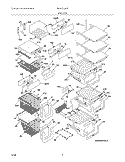 SHELVES Diagram and Parts List for EW23CS65GS0  Electrolux Refrigerator