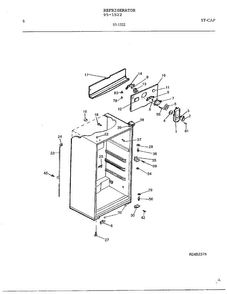 Electrical Equipment Page 5 Diagram and Parts List for 95-1522  Frigidaire Refrigerator