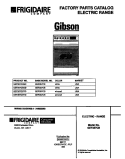 COVER Diagram and Parts List for GEF357CBSD  Gibson Range