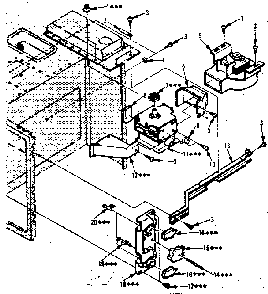 Switches And Microwave Parts Diagram and Parts List for 5648998600  Kenmore Microwave