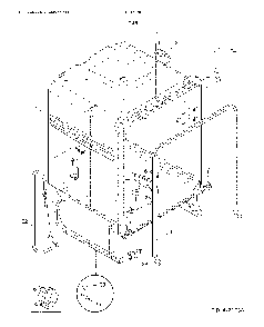 Tub Diagram and Parts List for FFID2426TB3A  Frigidaire Dishwasher