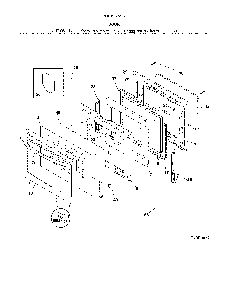 Door Diagram and Parts List for 79094243313  Kenmore Range