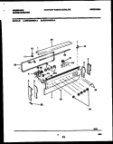 CONTROL PANEL Diagram and Parts List for FEF450WBDA  Frigidaire Range