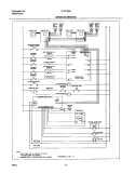WIRING SCHEMATIC Diagram and Parts List for GLEF396ABC  Frigidaire Range