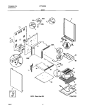 BODY Diagram and Parts List for FEF336BGWF  Frigidaire Range