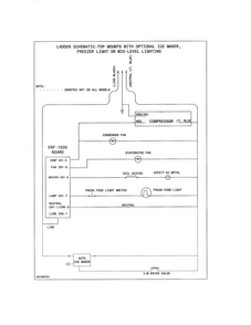 Wiring Schematic Diagram and Parts List for FFTR1514QW9  Frigidaire Refrigerator
