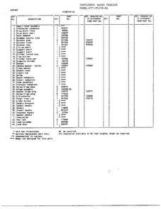 Chest/cabinet Page 2 Diagram and Parts List for 85158-OA  Frigidaire Freezer