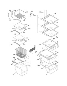 Part Location Diagram of 242146270 Frigidaire LABEL