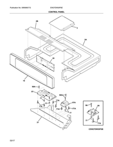 Part Location Diagram of 316576697 Frigidaire CONTROLLER