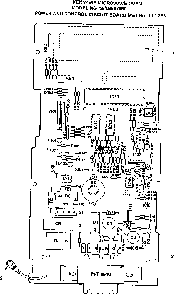 Power And Control Circuit Board Diagram and Parts List for 5649987960  Kenmore Microwave