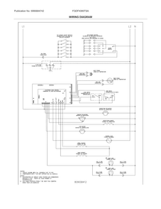 Wiring Diagram Diagram and Parts List for FGDF4085TSA  Frigidaire Range