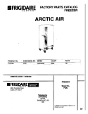 COVER Diagram and Parts List for F22CW4  Frigidaire Freezer