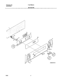 BACKGUARD Diagram and Parts List for PLCF489CCC  Frigidaire Range