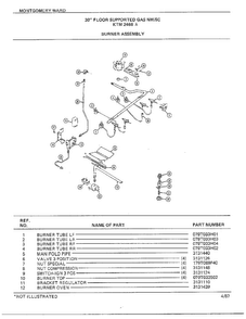 Part Location Diagram of 3131451 Frigidaire CHANNEL
