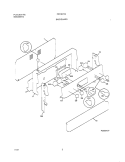 Part Location Diagram of 316100539 Frigidaire PANEL-CONTROL